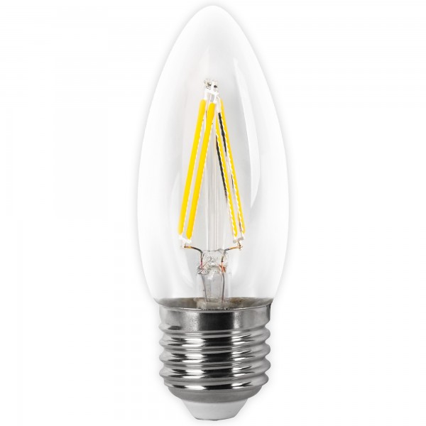 Bomb.led filam.vela clara e27 2w.fria (caja de 12 unidades)
