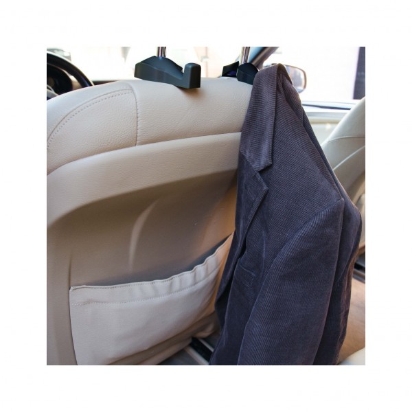 Dos Perchas Tipo Gancho para reposacabezas de Coche, Set de 2