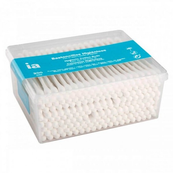 Interapothek Bastoncillos Higiénicos Palo Papel 200 Unidades