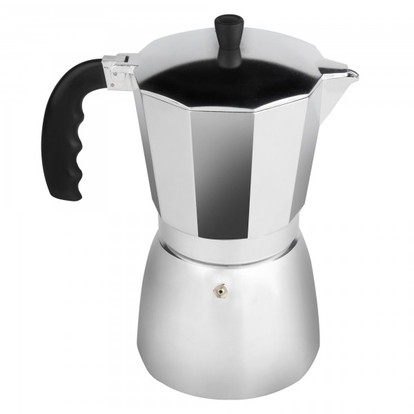 Cafetera aluminio gris 12tazas