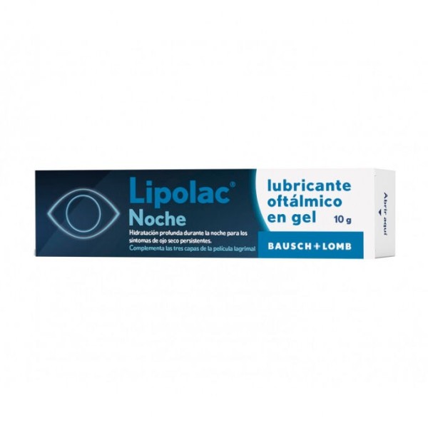 Lipolac Noche Gel Oftálmico Lubricante Ocular 10 g