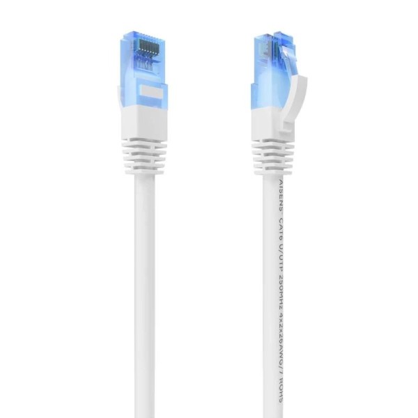 Aisens cable rj45 cat.6 utp awg26 cca blanco 5.0