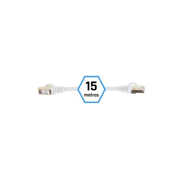 Iggual latiguillo cat7 sftp lszh 15 metros blanco