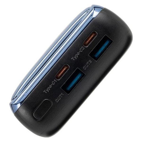 Rivacase va1075 qc/pd 45w 20000 mah black