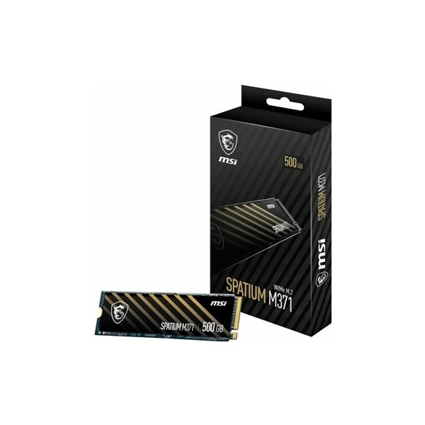 Msi ssd spatium m371 500gb pcie 3.0 nvme 2200 mb-s